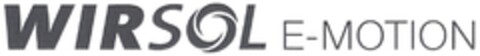 WIRSOL E-MOTION Logo (DPMA, 23.04.2013)