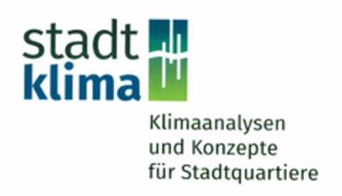 stadt klima Klimaanalysen und Konzepte für Stadtquartiere Logo (DPMA, 20.01.2017)