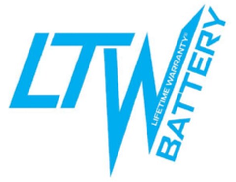 LTW LIFETIME WARRANTY BATTERY Logo (DPMA, 08/25/2020)