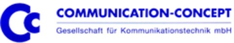 COMMUNICATION-CONCEPT Gesellschaft für Kommunikationstechnik mbH Logo (DPMA, 12.10.2021)