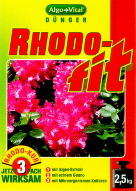 RHODO-fit Logo (DPMA, 14.06.2002)