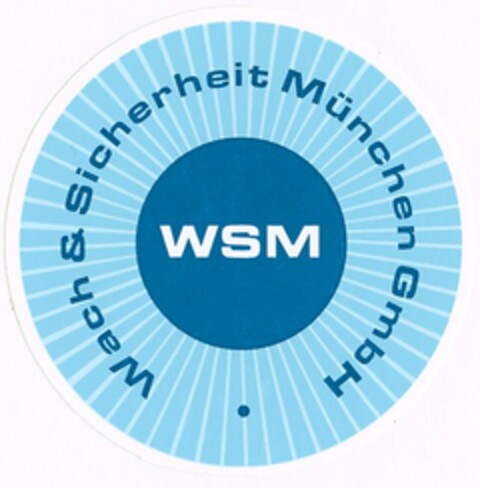 WSM  Wach & Sicherheit München GmbH Logo (DPMA, 06/02/2003)