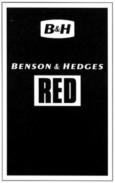 BENSON & HEDGES RED Logo (DPMA, 28.05.2004)