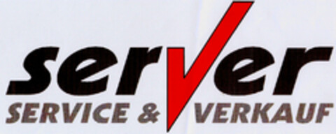 server SERVICE & VERKAUF Logo (DPMA, 04/25/1995)