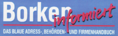 BORKEN informiert Logo (DPMA, 08.06.1995)