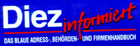 Diez informiert - DAS BLAUE Logo (DPMA, 11/16/1995)