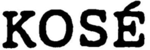 KOSE Logo (DPMA, 13.03.1996)