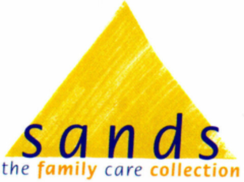 sands the family care collection Logo (DPMA, 03.09.1996)