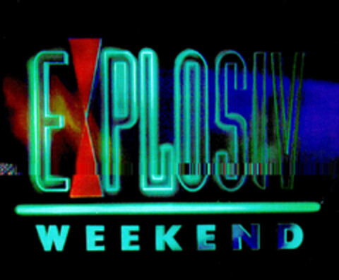 EXPLOSIV WEEKEND Logo (DPMA, 08/20/1997)