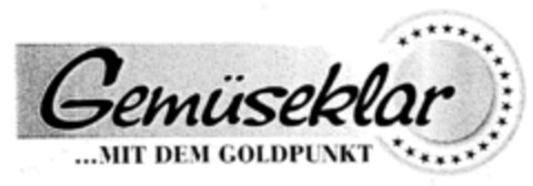 Gemüseklar ...MIT DEM GOLDPUNKT Logo (DPMA, 01/21/1999)