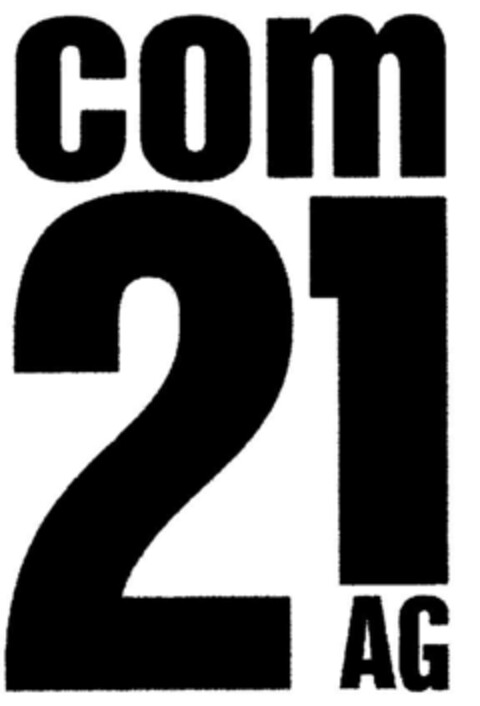 com 21 AG Logo (DPMA, 18.03.1999)