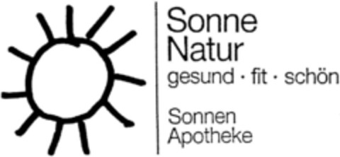 Sonne Natur gesund fit schön Sonnen Apotheke Logo (DPMA, 17.03.1994)