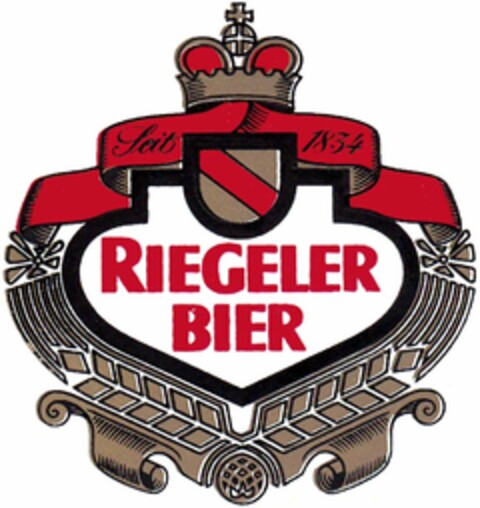 RIEGELER BIER Seit 1834 Logo (DPMA, 01/18/1973)