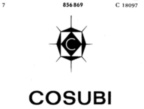 COSUBI Logo (DPMA, 05.04.1967)