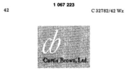 cb Curtis Brown, Ltd. Logo (DPMA, 10.01.1984)