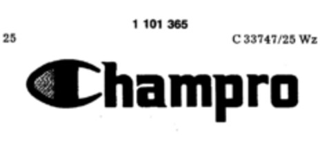Champro Logo (DPMA, 28.12.1984)