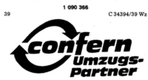 confern Umzugs-Partner Logo (DPMA, 08/02/1985)