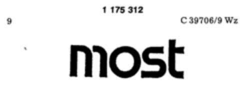 most Logo (DPMA, 12.10.1989)