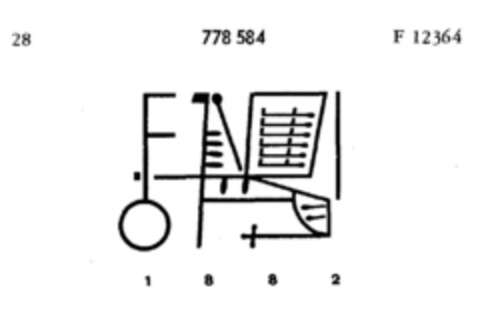 F 1882 Logo (DPMA, 01/31/1962)