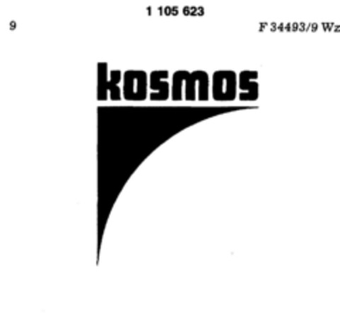 kosmos Logo (DPMA, 20.06.1986)