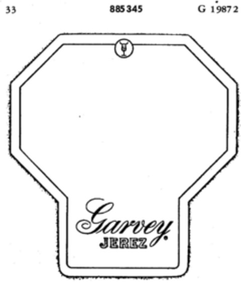 Garvey JEREZ Logo (DPMA, 15.06.1970)