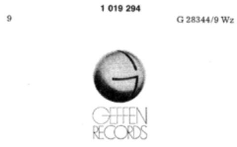 GEFFEN RECORDS Logo (DPMA, 04.11.1980)