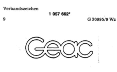 Geac Logo (DPMA, 13.12.1983)