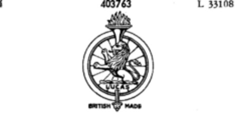 LUCAS Logo (DPMA, 20.10.1928)