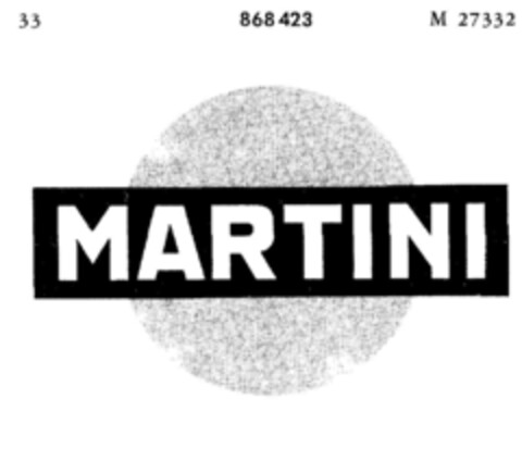 MARTINI Logo (DPMA, 10.02.1967)