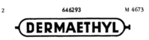 DERMAETHYL Logo (DPMA, 06/23/1952)