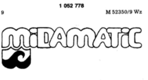 MIDAMATIC Logo (DPMA, 12/10/1982)