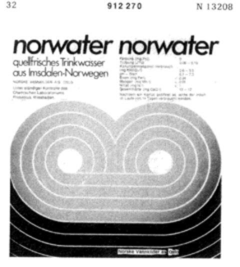 norwater Logo (DPMA, 09.09.1972)