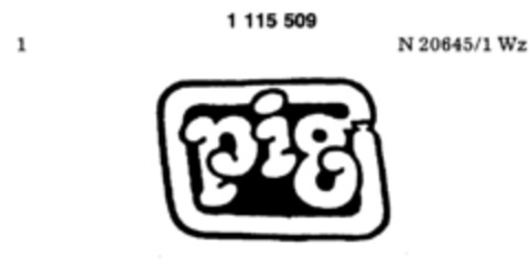 pig Logo (DPMA, 18.11.1986)