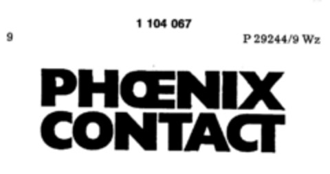 PHOENIX CONTACT Logo (DPMA, 16.04.1982)