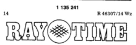 RAYOTIME Logo (DPMA, 05.02.1988)