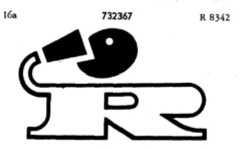 R Logo (DPMA, 28.09.1955)