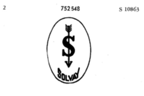 SOLVAY Logo (DPMA, 03.11.1959)