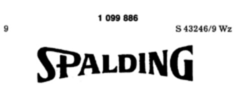 SPALDING Logo (DPMA, 05/02/1986)