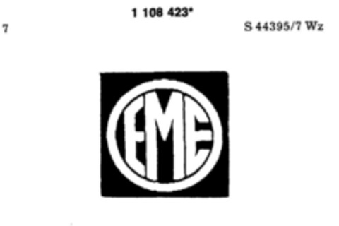 EME Logo (DPMA, 02/07/1987)