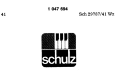 schulz Logo (DPMA, 09.07.1982)