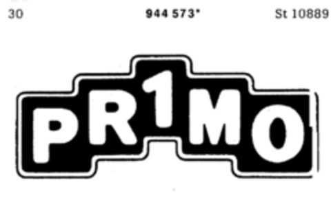 P R 1 M O Logo (DPMA, 02/09/1976)