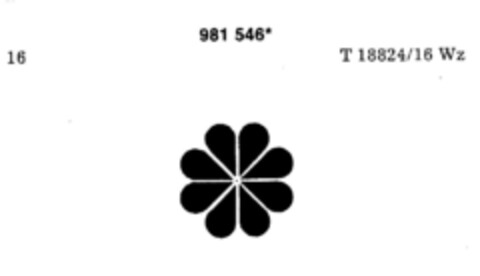 981546 Logo (DPMA, 20.10.1978)