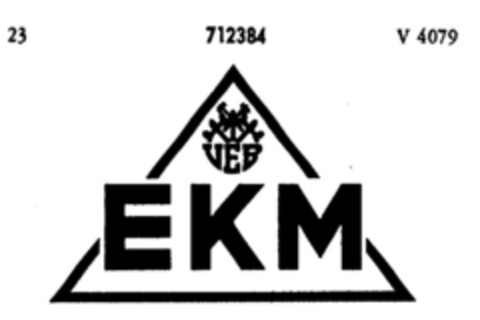 VEB EKM Logo (DPMA, 28.09.1956)