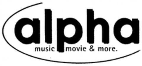 alpha music movie & more. Logo (DPMA, 09.12.2011)