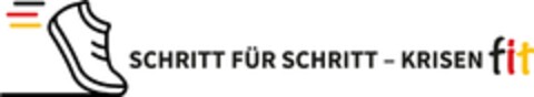 SCHRITT FÜR SCHRITT - KRISEN fit Logo (DPMA, 30.05.2022)