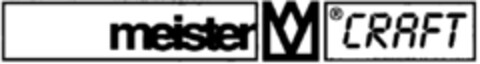 meister CRAFT Logo (DPMA, 02.04.1996)