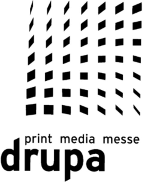 print media messe drupa Logo (DPMA, 28.06.1997)