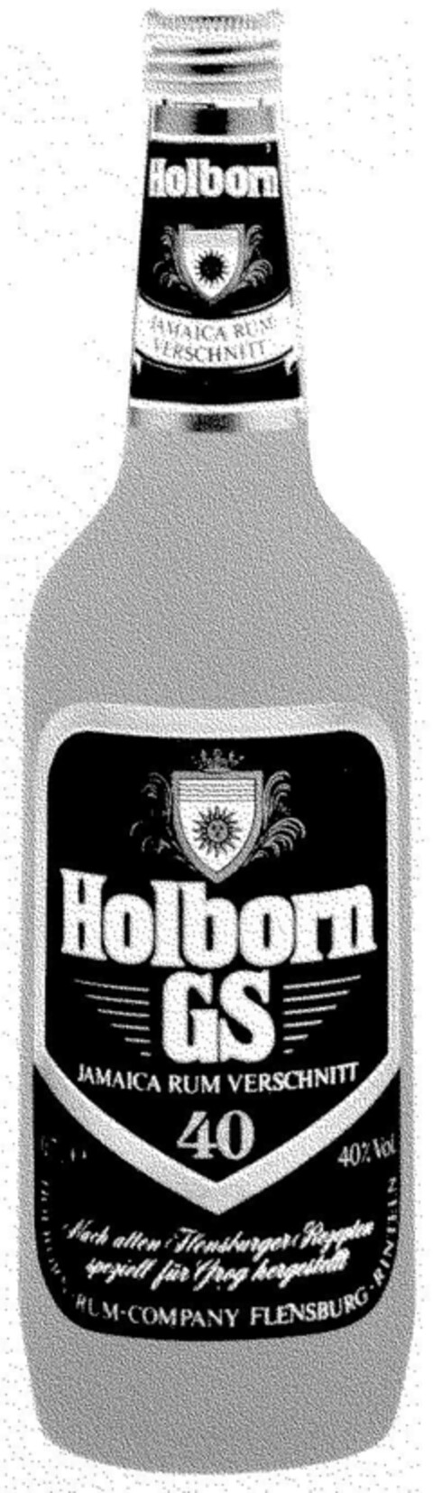 Holborn GS JAMAICA RUM VERSCHNITT 40 Logo (DPMA, 03.10.1985)