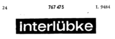 interlübke Logo (DPMA, 24.05.1961)