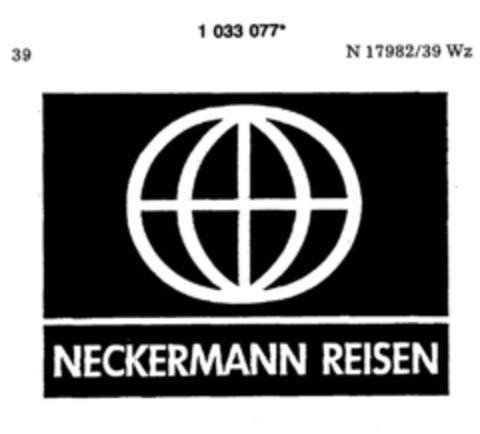 NECKERMANN REISEN Logo (DPMA, 27.01.1982)